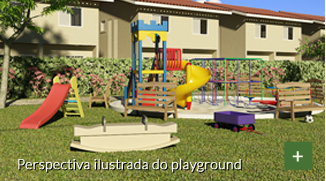 Perspectiva artística do playground